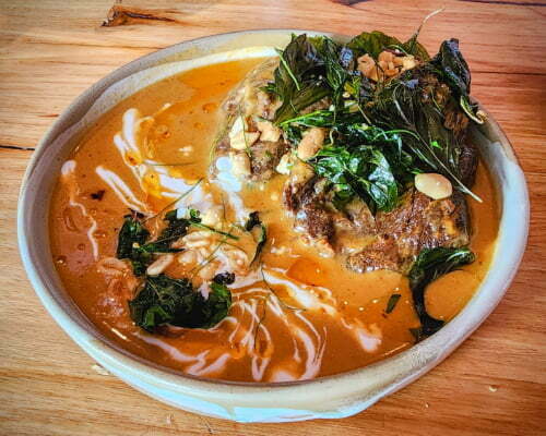 Thai Red Curry of Slow Braised Beef Cheek