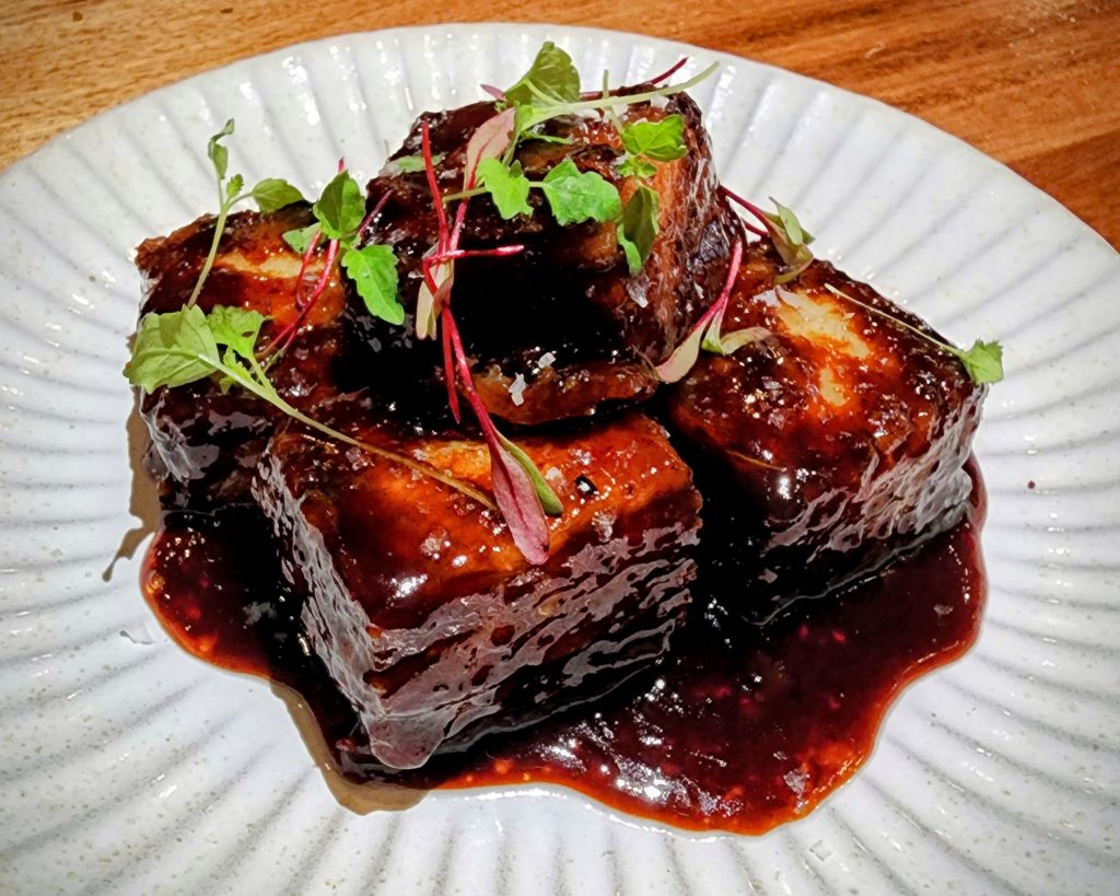 Signature Sticky Quince Pork Belly